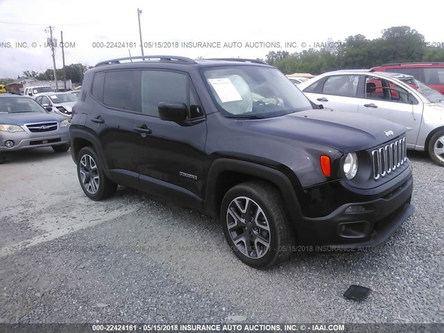 ZACCJBBT9FPB83575 - 2015 JEEP RENEGADE LATITUDE BLACK photo 1