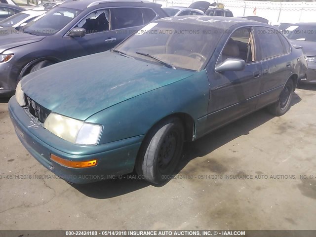 4T1BF12B9TU090267 - 1996 TOYOTA AVALON XL/XLS GREEN photo 2