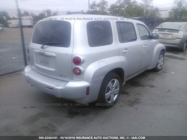 3GNBAADB3AS513655 - 2010 CHEVROLET HHR LS Plata foto 4