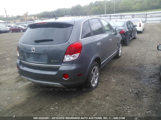 3GSCL93Z29S596631 - 2009 SATURN VUE HYBRID GRAY photo 4