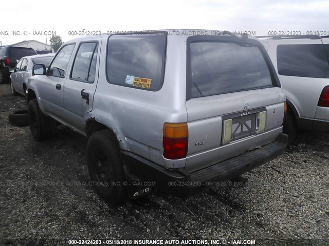 JT3RN37WXN6000004 - 1992 TOYOTA 4RUNNER RN37 SILVER photo 3