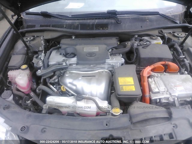 4T1BD1FK1CU010444 - 2012 TOYOTA CAMRY HYBRID/LE/XLE 黑色 照片 10