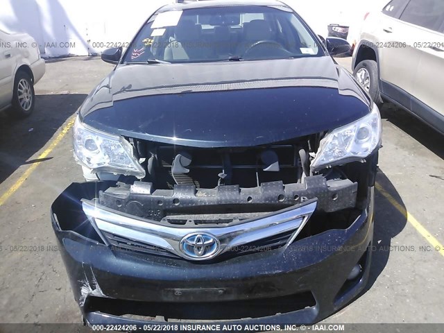 4T1BD1FK1CU010444 - 2012 TOYOTA CAMRY HYBRID/LE/XLE 黑色 照片 6