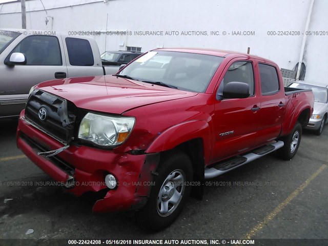 5TEKU72N97Z466602 - 2007 TOYOTA TACOMA DBL CAB PRERUNNER LNG BED RED photo 2