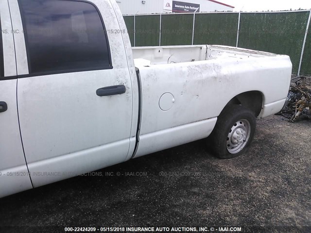 3D7KA28D94G243466 - 2004 DODGE RAM 2500 ST/SLT WHITE photo 6