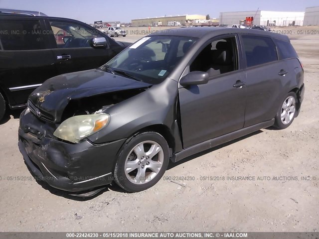 2T1KR32EX6C606896 - 2006 TOYOTA COROLLA MATRIX XR GRAY photo 2