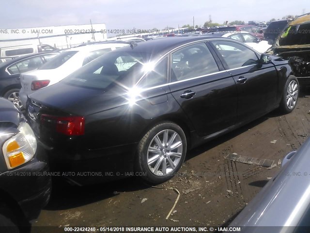 WAUHGAFC3FN040393 - 2015 AUDI A6 PRESTIGE BLACK photo 4