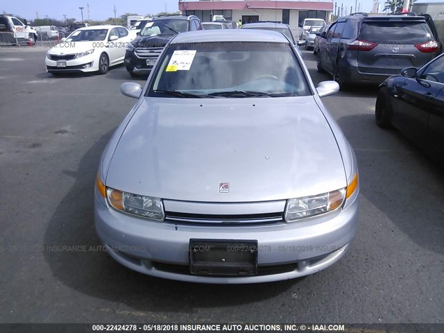 1G8JW52R1YY638213 - 2000 SATURN LS2 SILVER photo 6