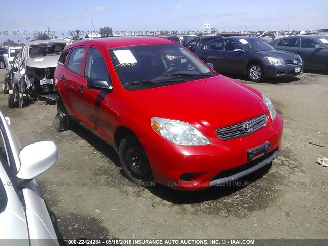 2T1KR32E96C569629 - 2006 TOYOTA COROLLA MATRIX XR RED photo 1