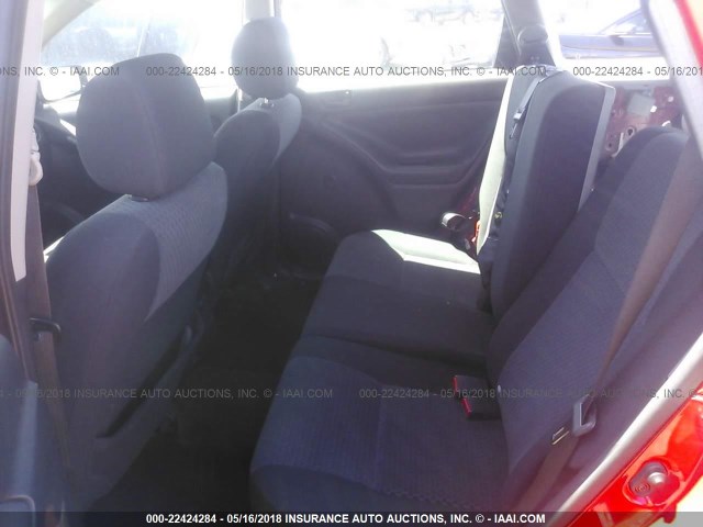 2T1KR32E96C569629 - 2006 TOYOTA COROLLA MATRIX XR RED photo 8