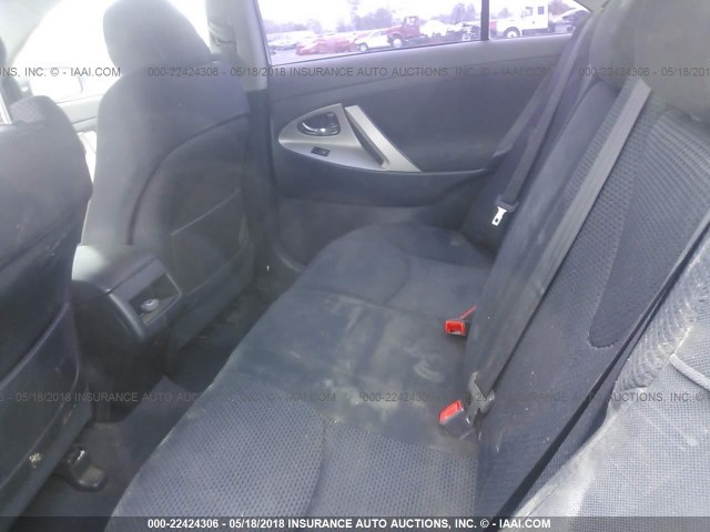 4T1BF3EK8BU606348 - 2011 TOYOTA CAMRY SE/LE/XLE ნაცრისფერი ფოტო 8