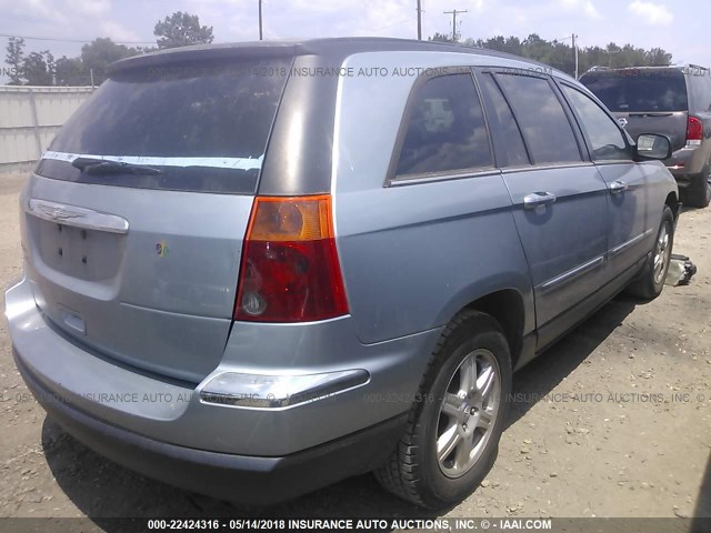 2A4GM68466R848437 - 2006 CHRYSLER PACIFICA TOURING BLUE photo 4