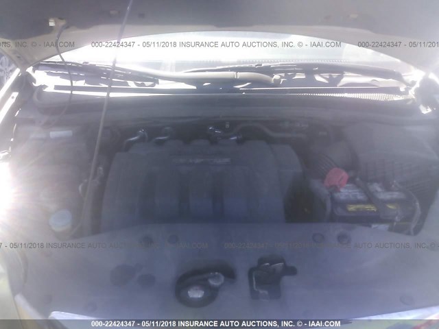 5FNRL38726B451135 - 2006 HONDA ODYSSEY EXL ოქროსფერი ფოტო 10