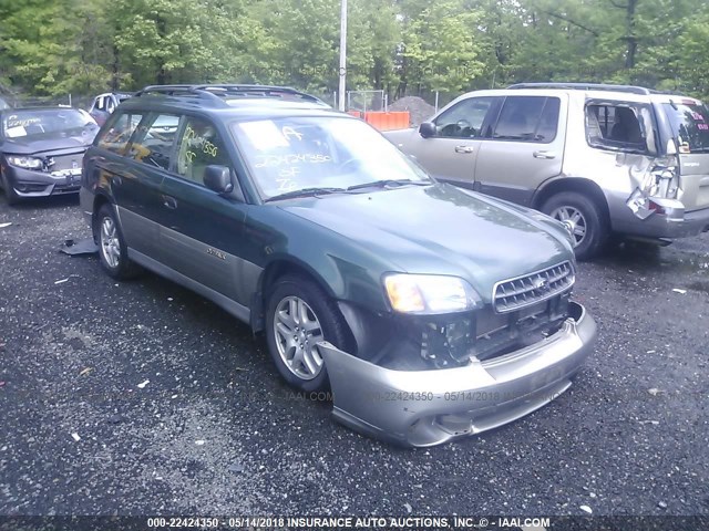 4S3BH675737616800 - 2003 SUBARU LEGACY OUTBACK AWP 绿色 照片 1