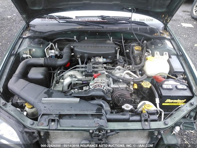 4S3BH675737616800 - 2003 SUBARU LEGACY OUTBACK AWP 绿色 照片 10