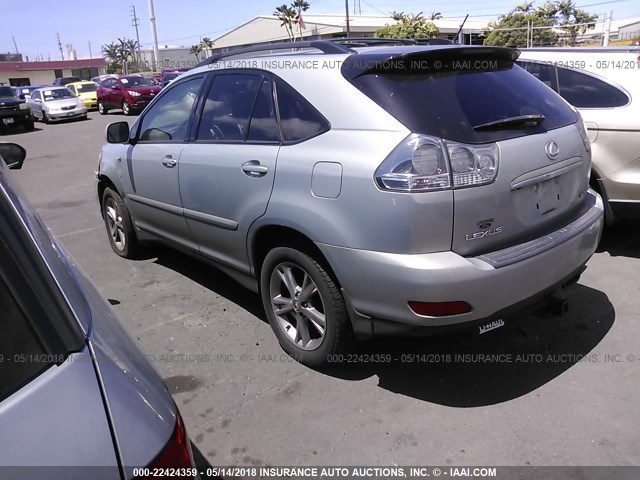 JTJHW31U260011544 - 2006 LEXUS RX 400 Light Blue photo 3