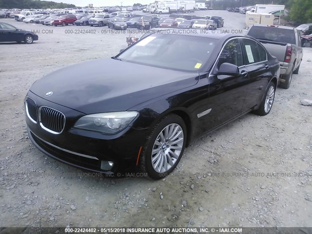 WBAKA8C54CDX01243 - 2012 BMW 750 I BLACK photo 2