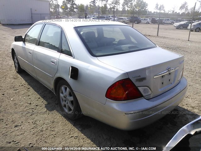 4T1BF28B6YU040558 - 2000 TOYOTA AVALON XL/XLS SILVER photo 3