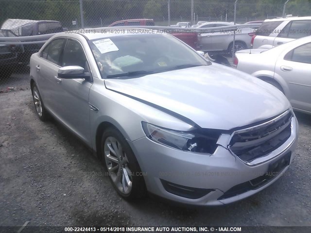 1FAHP2F86DG168655 - 2013 FORD TAURUS LIMITED SILVER photo 1