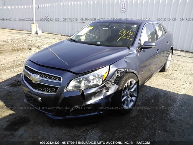 1G11C5SA8DF220223 - 2013 CHEVROLET MALIBU 1LT 灰色 照片 2