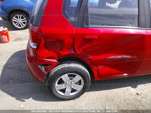 KL1TD66648B108466 - 2008 CHEVROLET AVEO LS RED photo 6