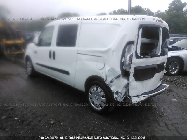 ZFBERFBT5F6A67050 - 2015 RAM PROMASTER CITY SLT WHITE photo 3