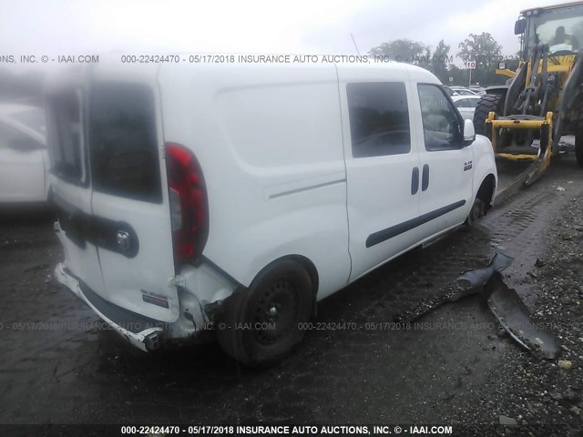 ZFBERFBT5F6A67050 - 2015 RAM PROMASTER CITY SLT WHITE photo 4