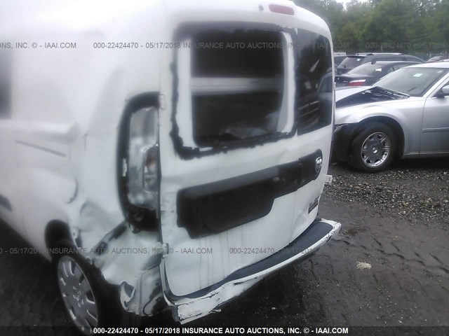 ZFBERFBT5F6A67050 - 2015 RAM PROMASTER CITY SLT WHITE photo 6