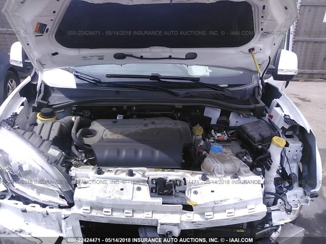 ZFBERFBT5F6A67792 - 2015 RAM PROMASTER CITY SLT თეთრი ფოტო 10