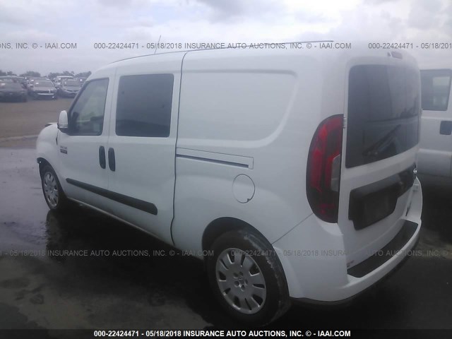 ZFBERFBT5F6A67792 - 2015 RAM PROMASTER CITY SLT თეთრი ფოტო 3