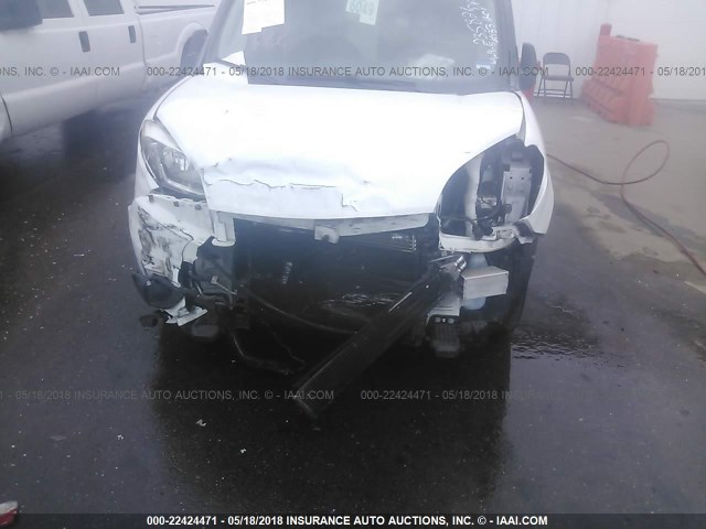 ZFBERFBT5F6A67792 - 2015 RAM PROMASTER CITY SLT თეთრი ფოტო 6