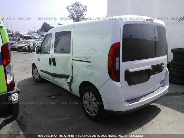 ZFBERFBT1G6B13409 - 2016 RAM PROMASTER CITY SLT WHITE photo 3