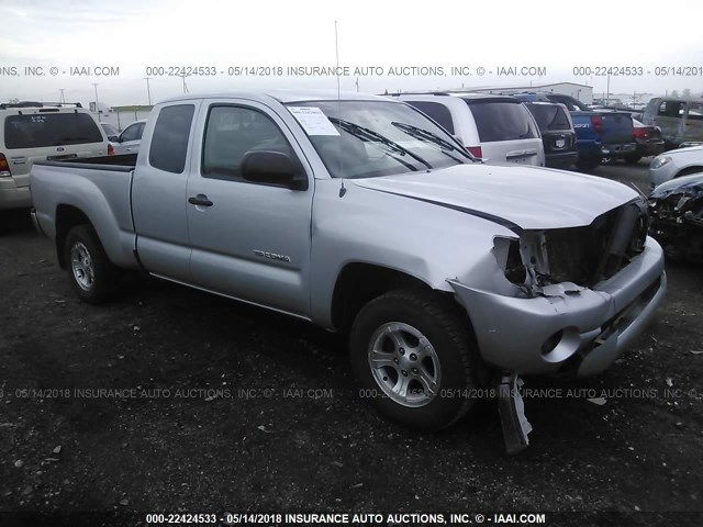 5TETX22N36Z185327 - 2006 TOYOTA TACOMA ACCESS CAB Күміс фото 1