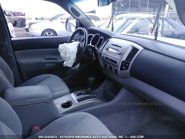 5TETX22N36Z185327 - 2006 TOYOTA TACOMA ACCESS CAB Күміс фото 5