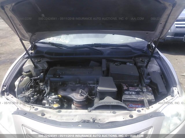 4T1BE46K77U664711 - 2007 TOYOTA CAMRY NEW GENERAT CE/LE/XLE/SE GOLD photo 10