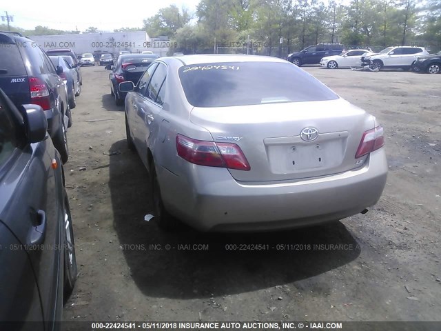 4T1BE46K77U664711 - 2007 TOYOTA CAMRY NEW GENERAT CE/LE/XLE/SE GOLD photo 3