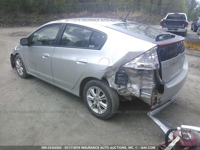 JHMZE2H78BS012103 - 2011 HONDA INSIGHT EX SILVER photo 6