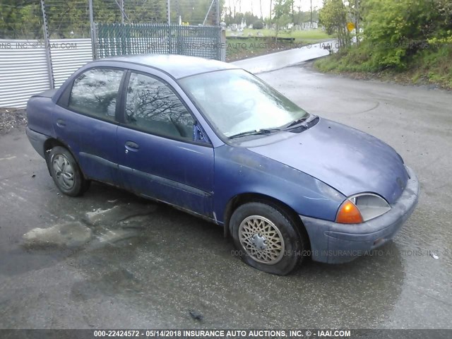 2C1MR5298T6740341 - 1996 GEO METRO LSI BLUE photo 1