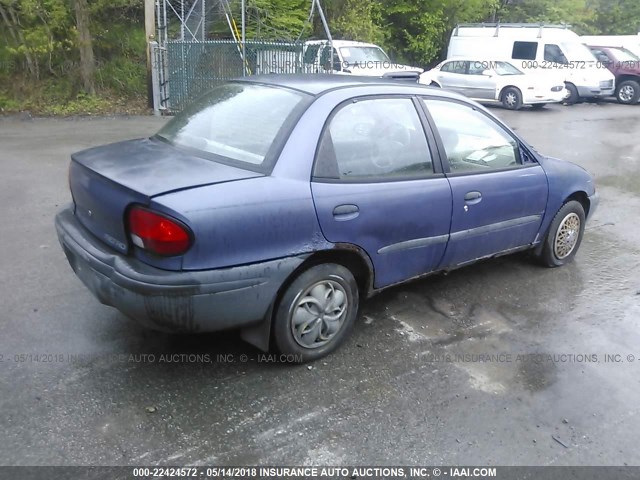 2C1MR5298T6740341 - 1996 GEO METRO LSI BLUE photo 4