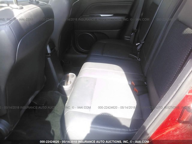 1C4NJCEA3HD114911 - 2017 JEEP COMPASS LATITUDE 红色 照片 8