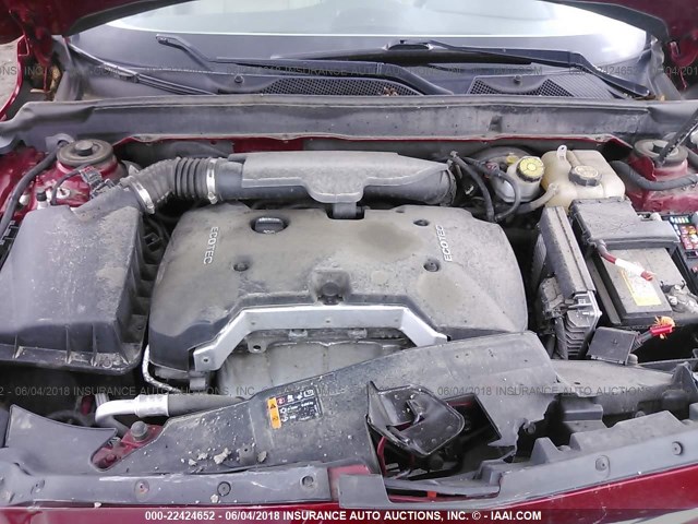 1G11H5SA9DF264751 - 2013 CHEVROLET MALIBU LTZ RED photo 10