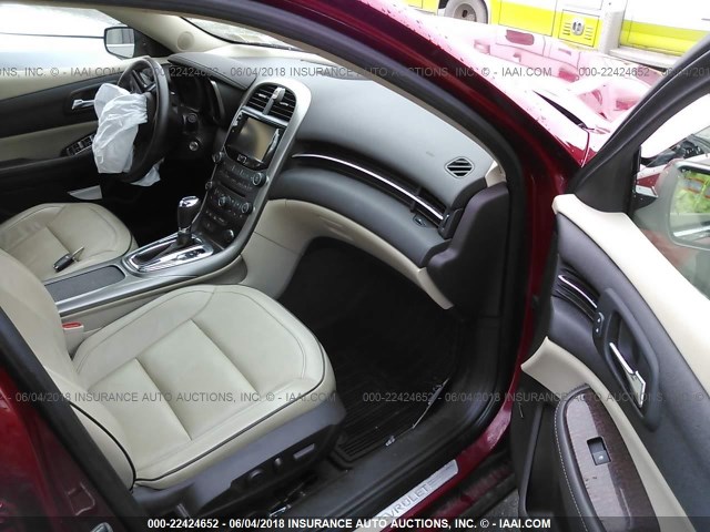1G11H5SA9DF264751 - 2013 CHEVROLET MALIBU LTZ RED photo 5