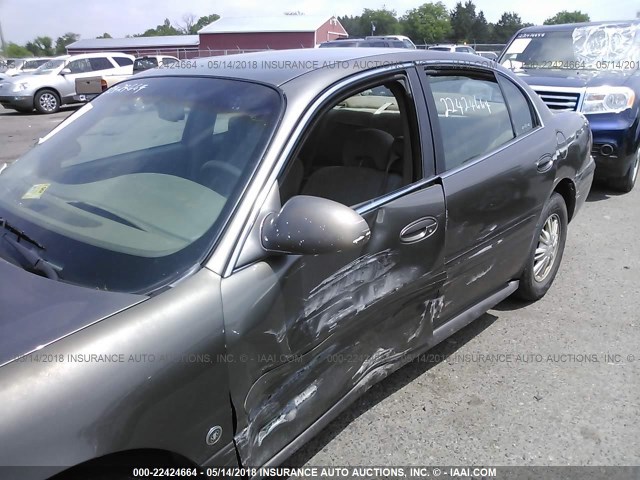 1G4HP52K13U137967 - 2003 BUICK LESABRE CUSTOM GRAY photo 6