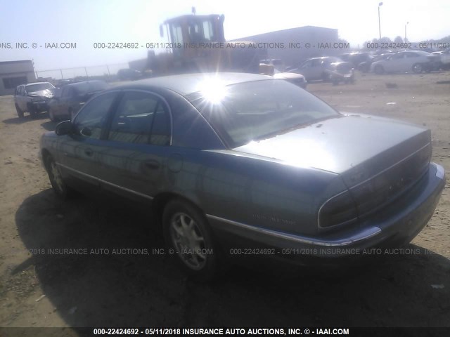 1G4CW54K614266620 - 2001 BUICK PARK AVENUE  Light Blue photo 3