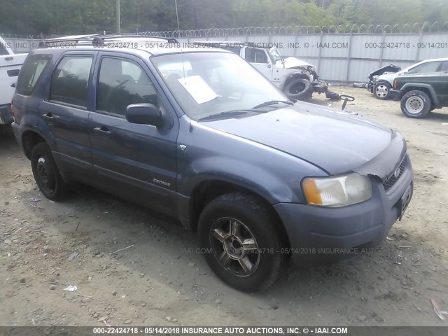 1FMYU01141KB04877 - 2001 FORD ESCAPE XLS BLUE photo 1