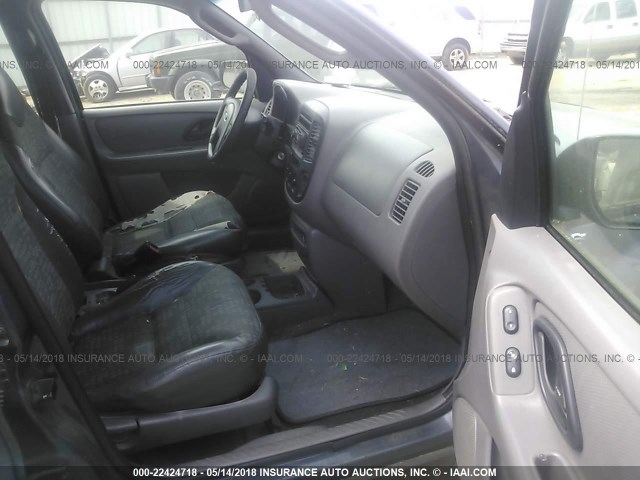 1FMYU01141KB04877 - 2001 FORD ESCAPE XLS BLUE photo 5