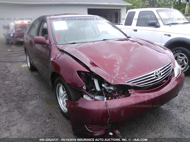 4T1BE32K85U384406 - 2005 TOYOTA CAMRY LE/XLE/SE ბურგუნდია ფოტო 6