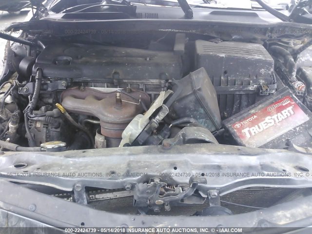 4T1BE46K79U826310 - 2009 TOYOTA CAMRY SE/LE/XLE GRAY photo 10