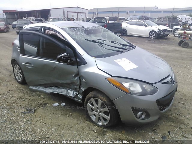 JM1DE1LY6D0161470 - 2013 MAZDA MAZDA2 GRAY photo 1