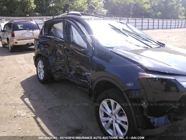 2T3DFREVXDW108572 - 2013 TOYOTA RAV4 LIMITED BLACK photo 6